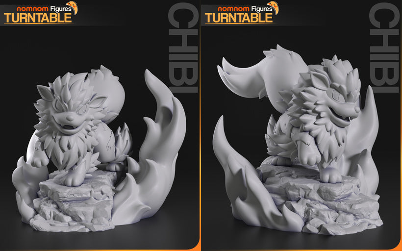 Pokemon Chibi Arcanine Garage Kit