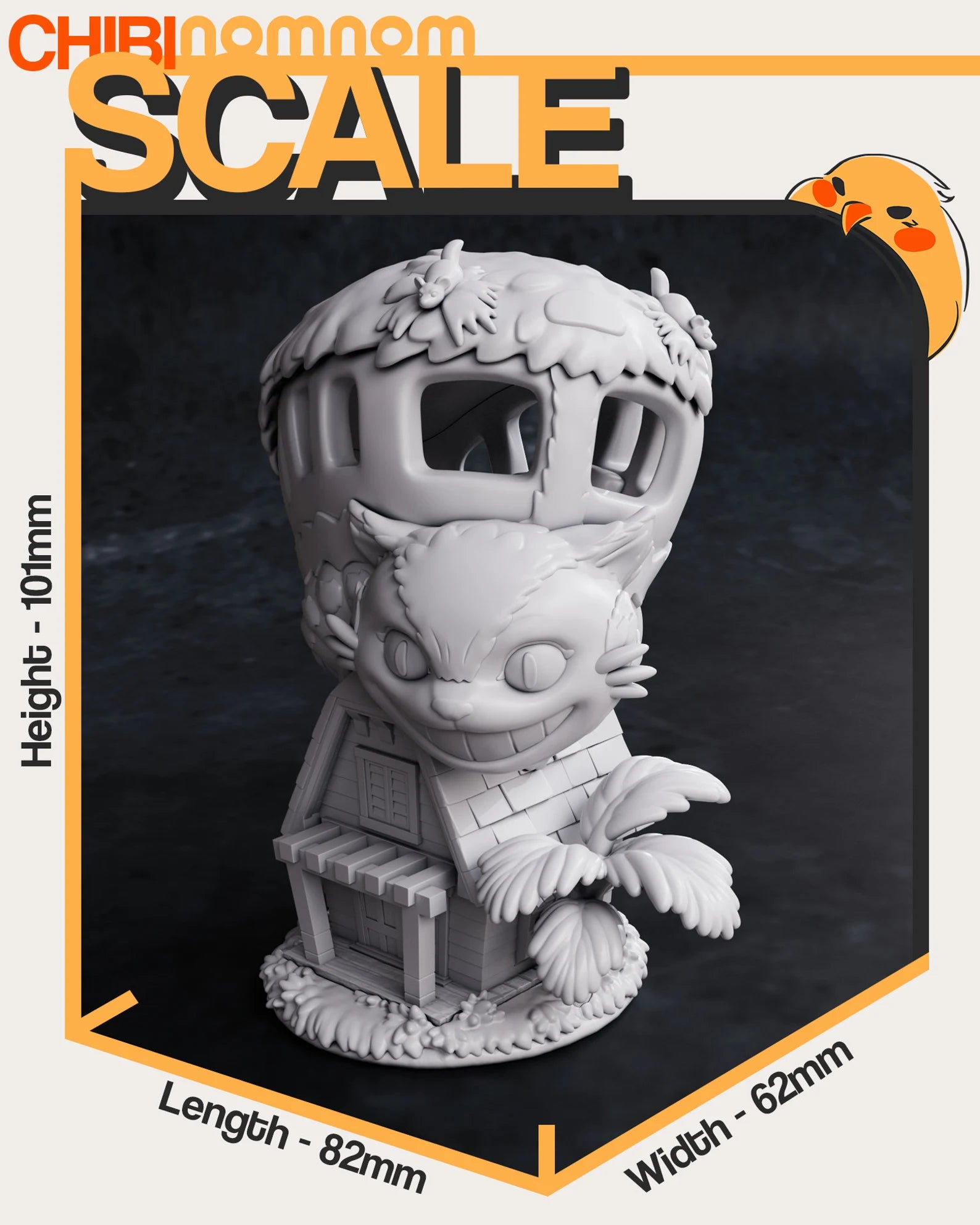 My Neighbor Totoro Chibi Catbus Garage Kit