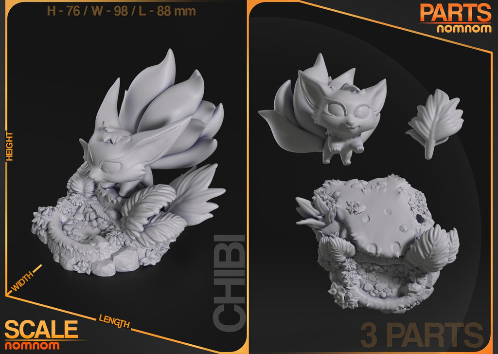 Naruto Chibi Kurama Garage Kit