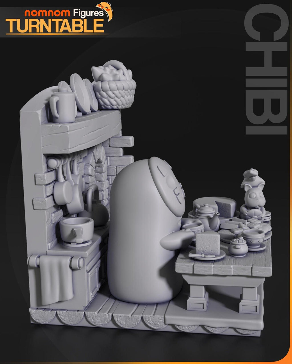Spirited Away Chibi No-Face Garage kit