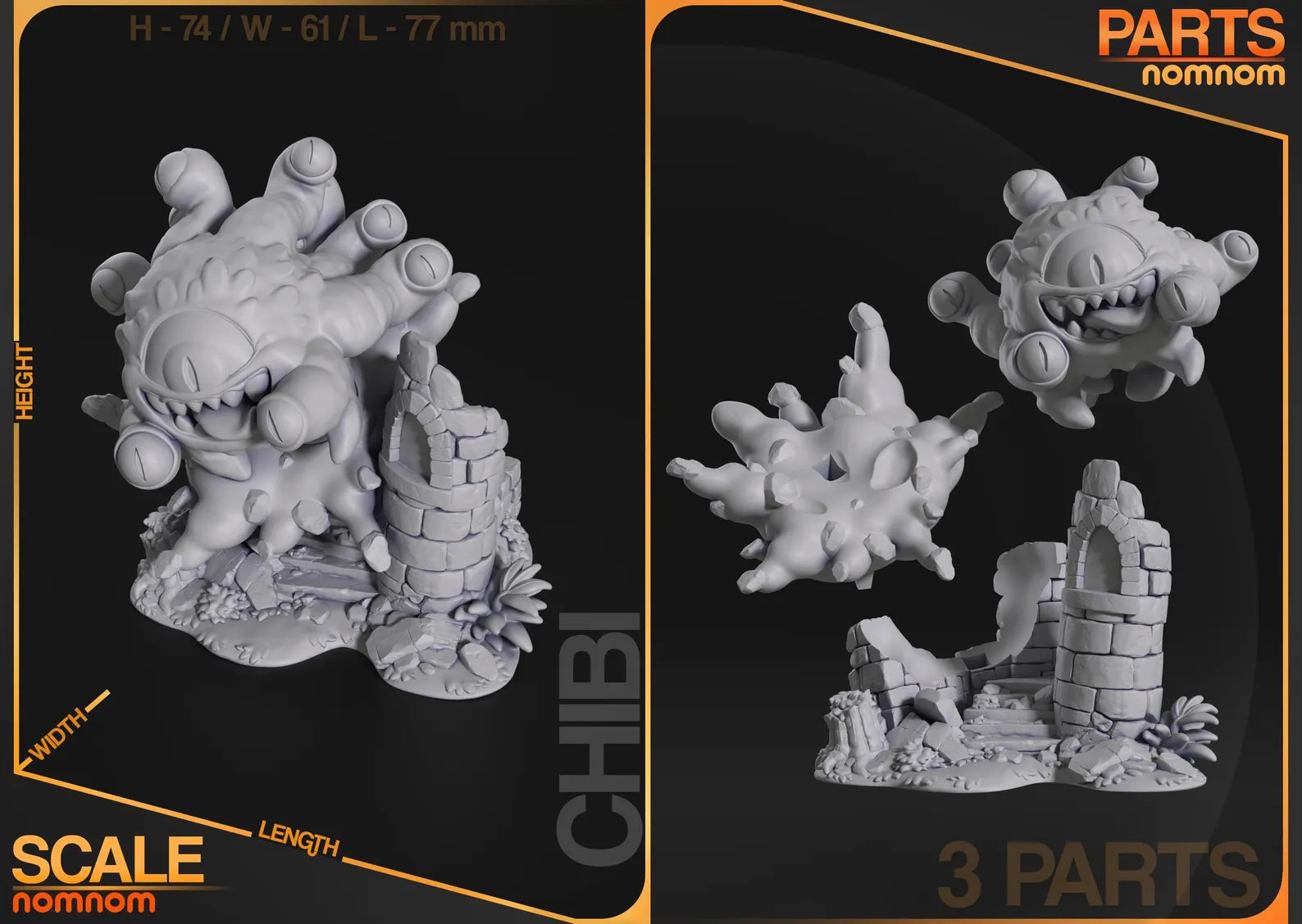 D&D Chibi Beholder Garage kit