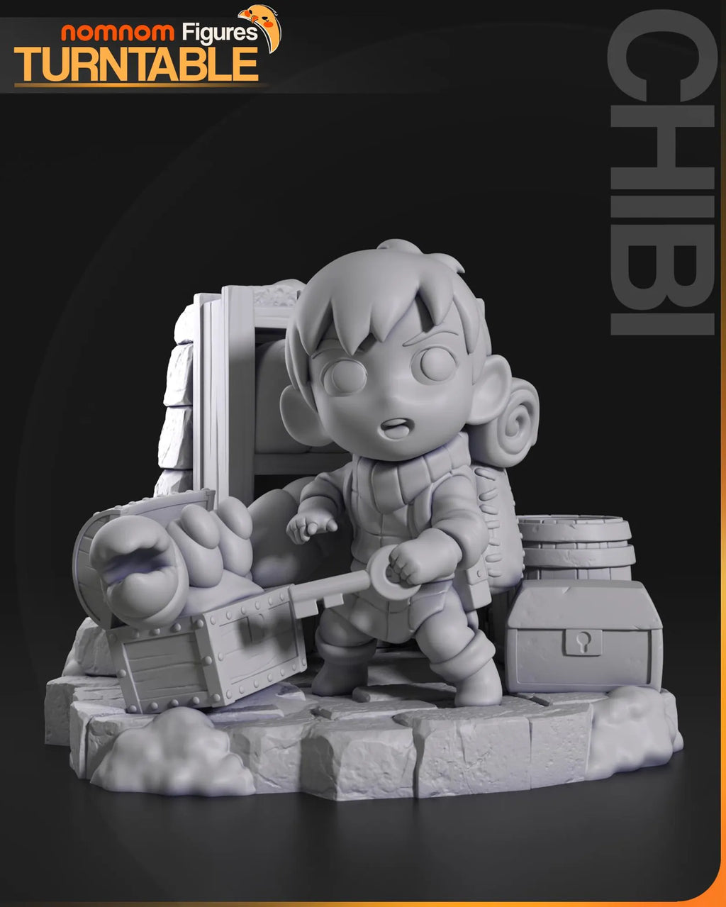 Delicious In Dungeon Chibi Chilchuck Garage Kit