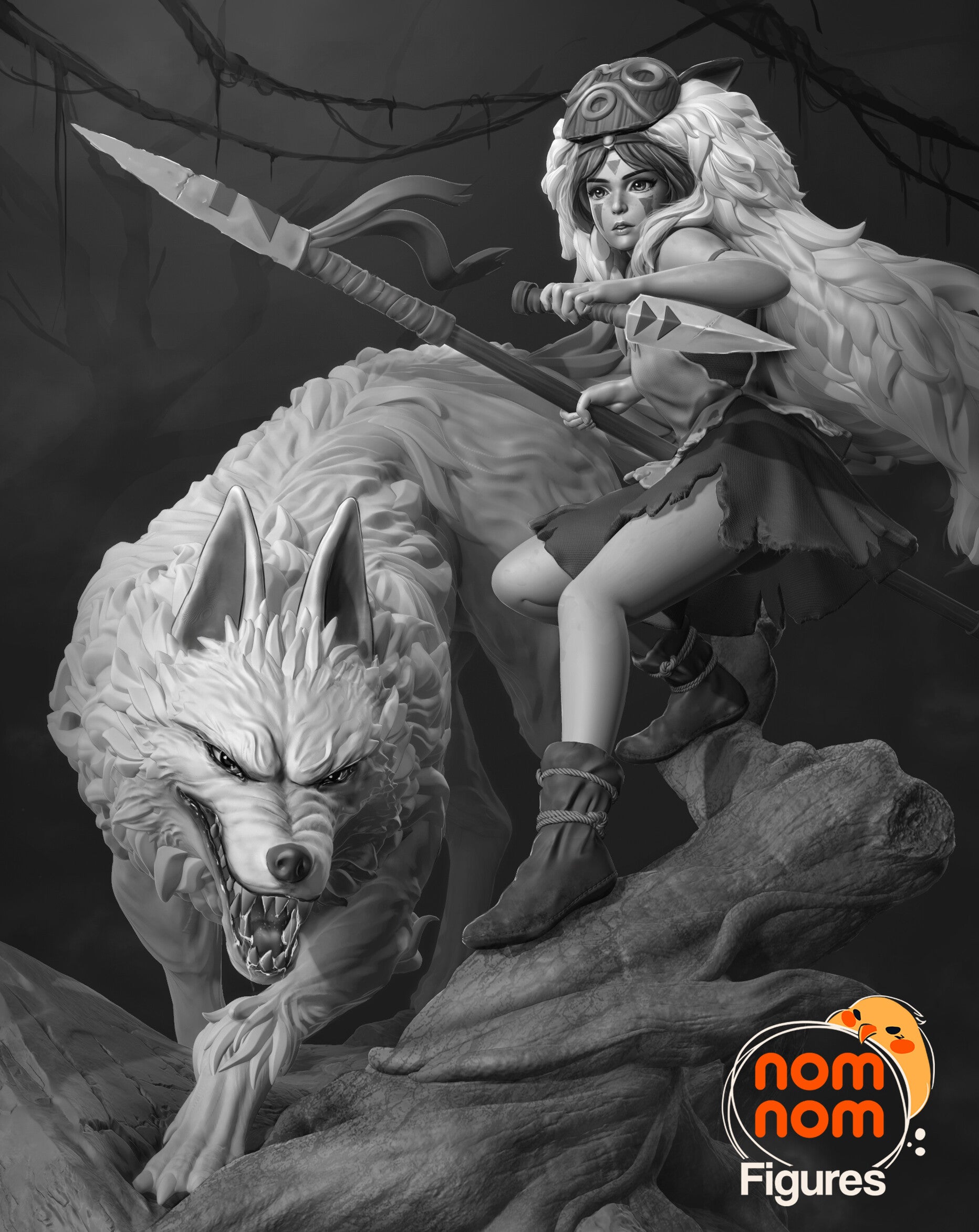 Princess Mononoke San Garage Kit