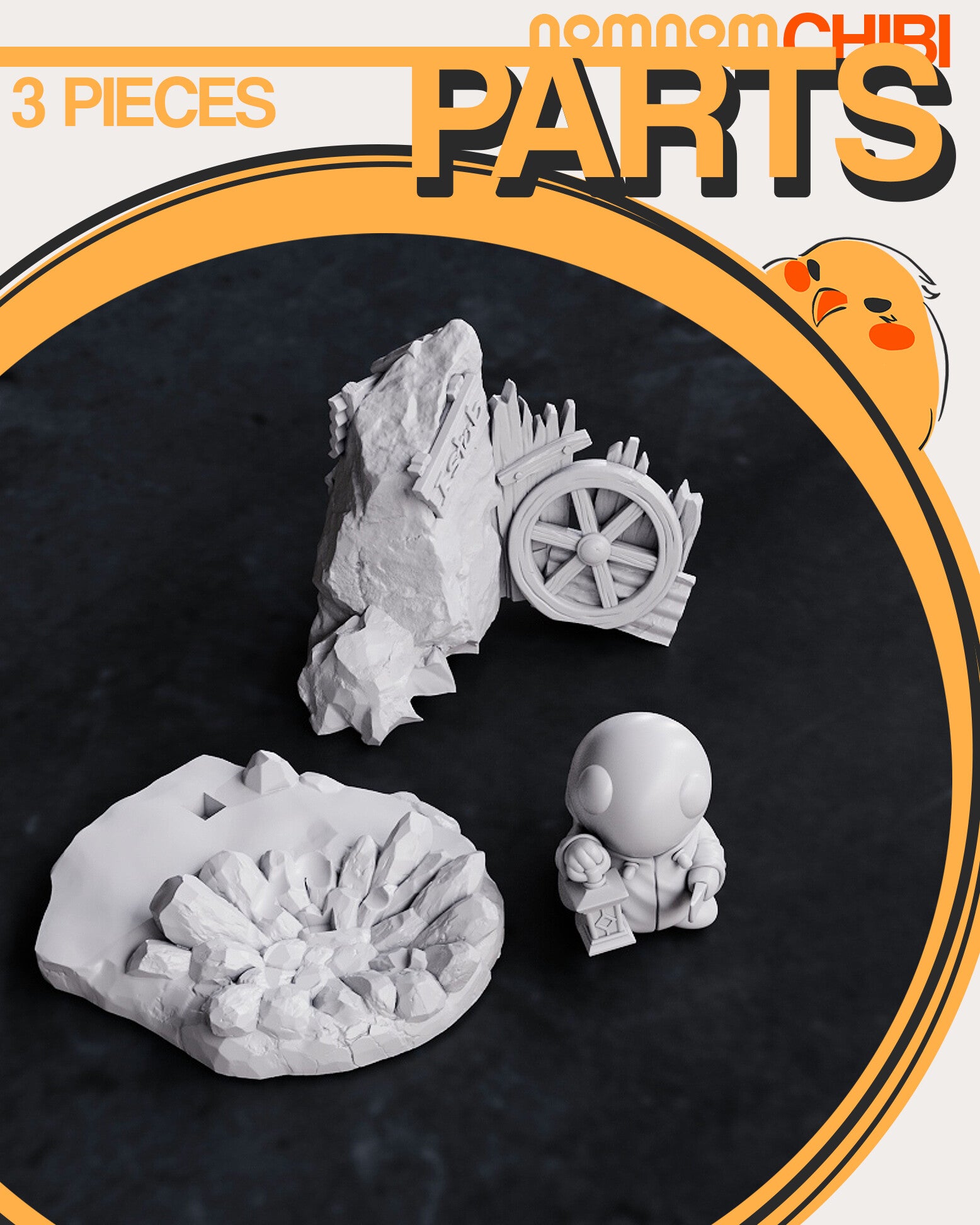 Final Fantasy Chibi Tonberry Garage Kit