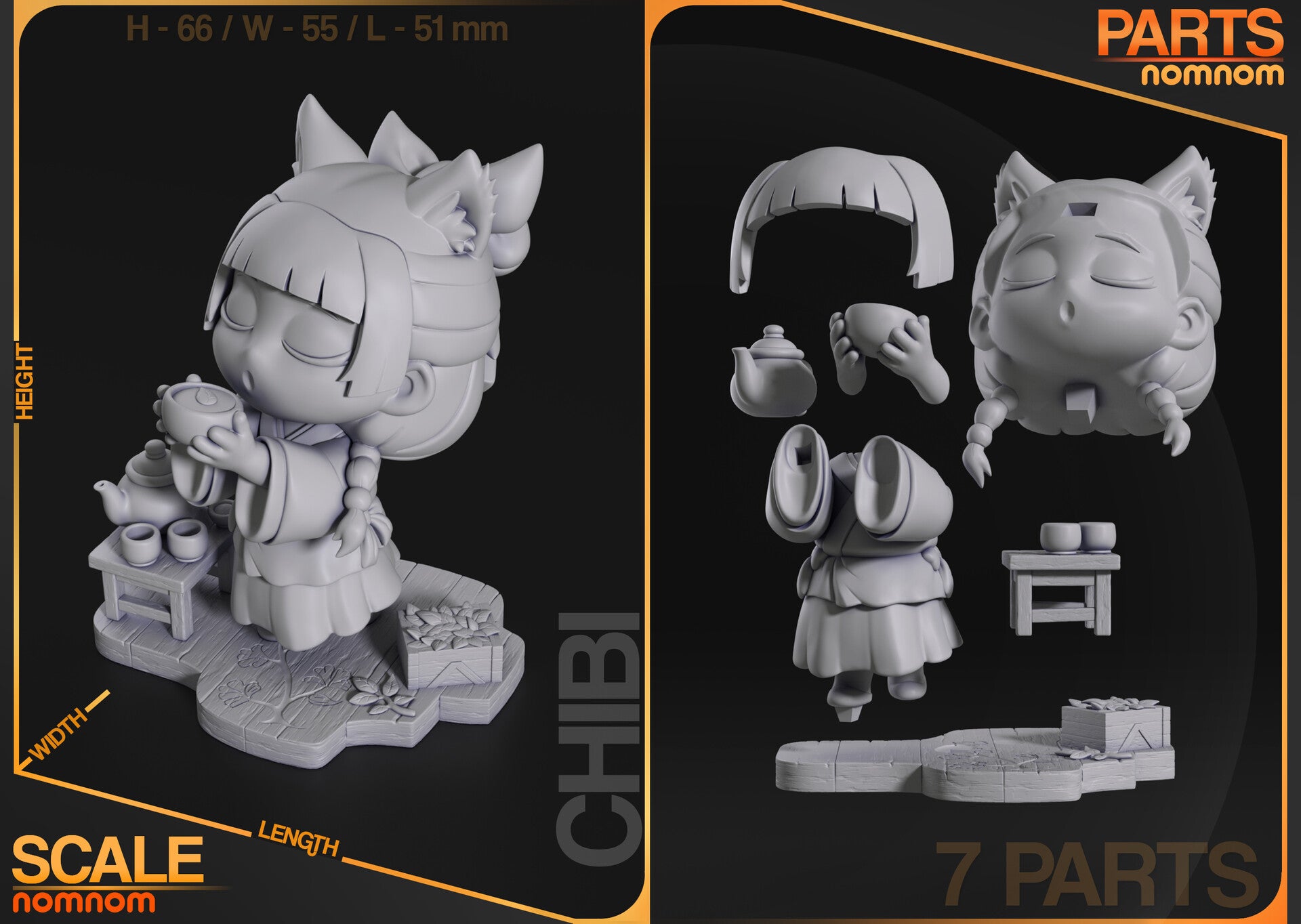 Apothecary Diaries Chibi Maomao Garage Kit