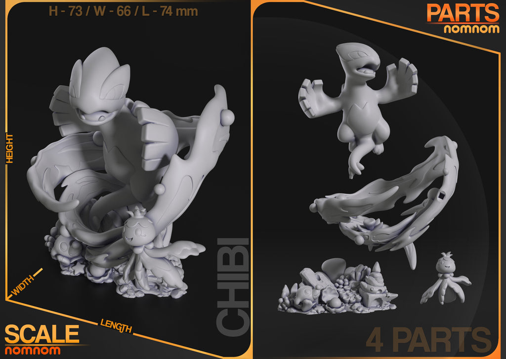 Pokemon Chibi Lugia Garage Kit