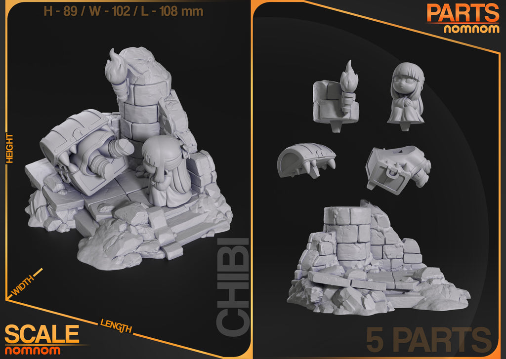 Frieren: Journey's End Chibi Mimic Garage Kit