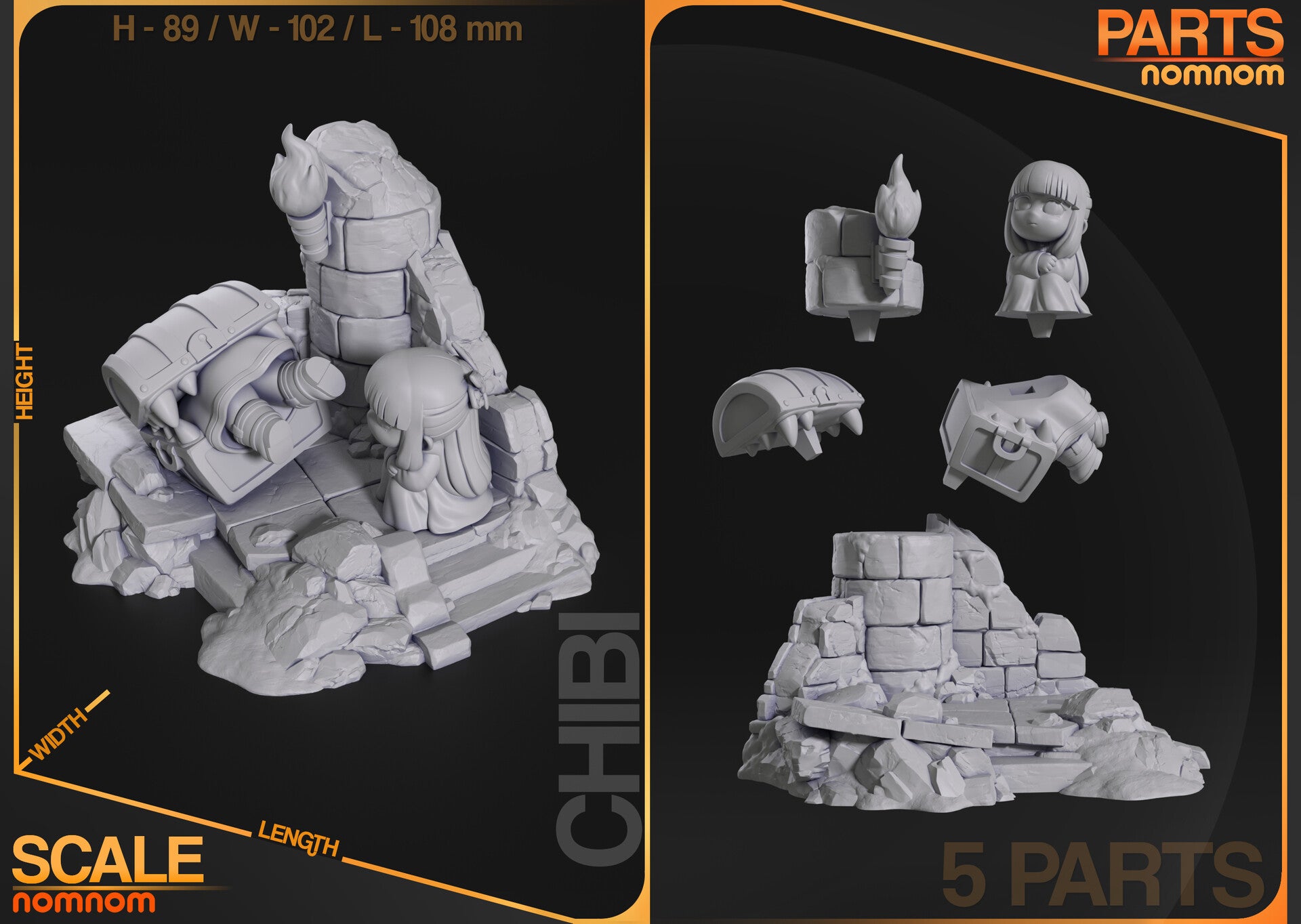 Frieren: Journey's End Chibi Mimic Garage Kit