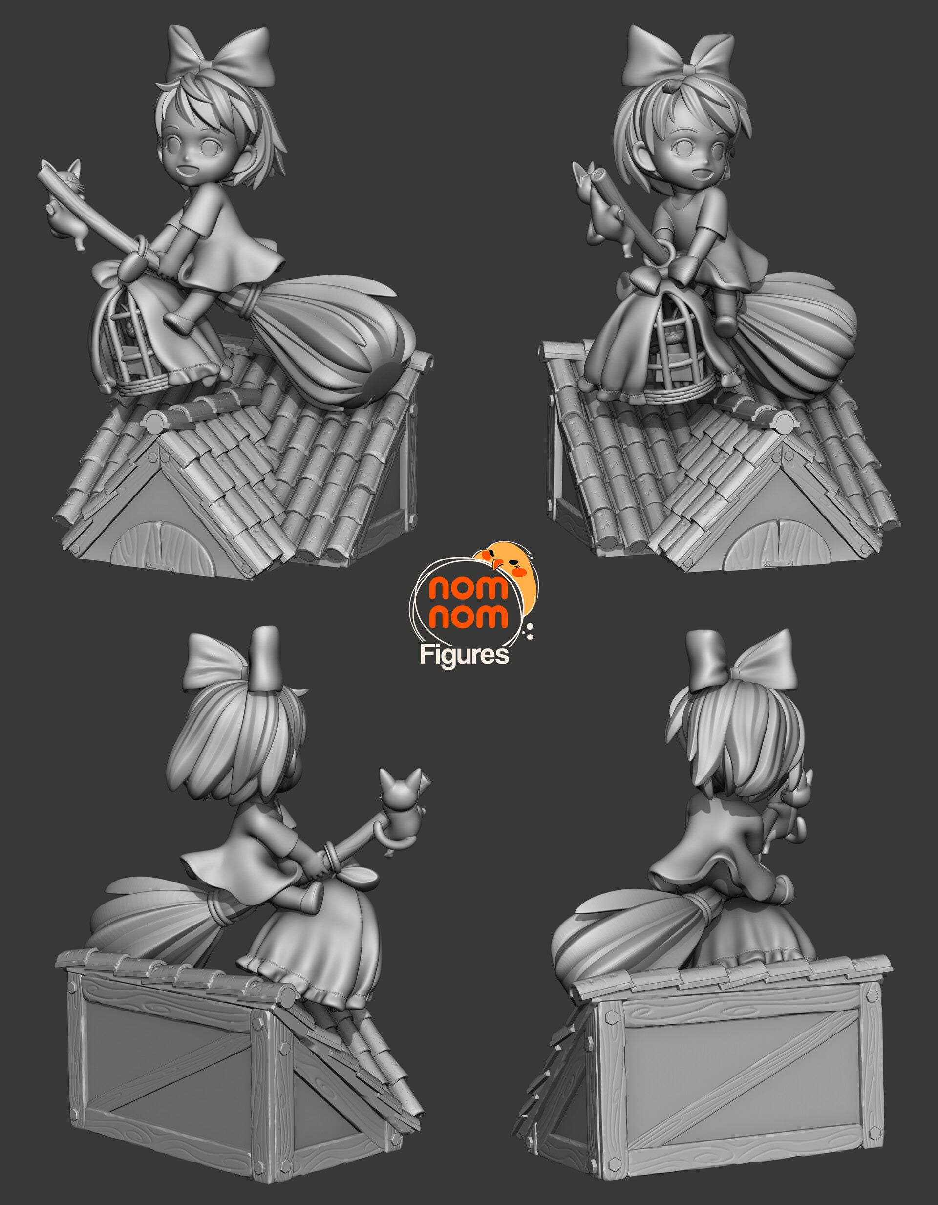 Kiki's Delivery Service Chibi Kiki Garage Kit