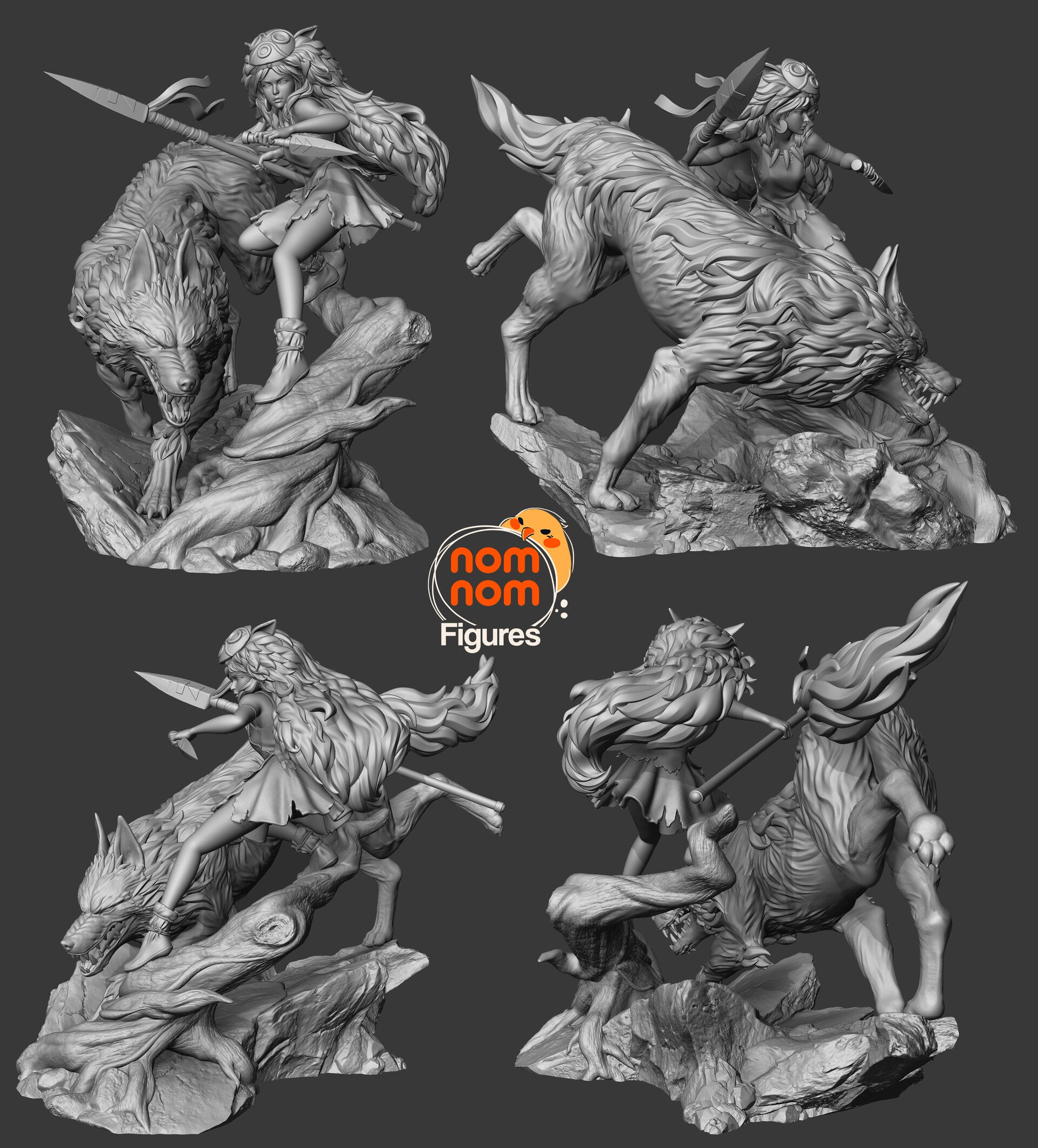 Princess Mononoke San Garage Kit