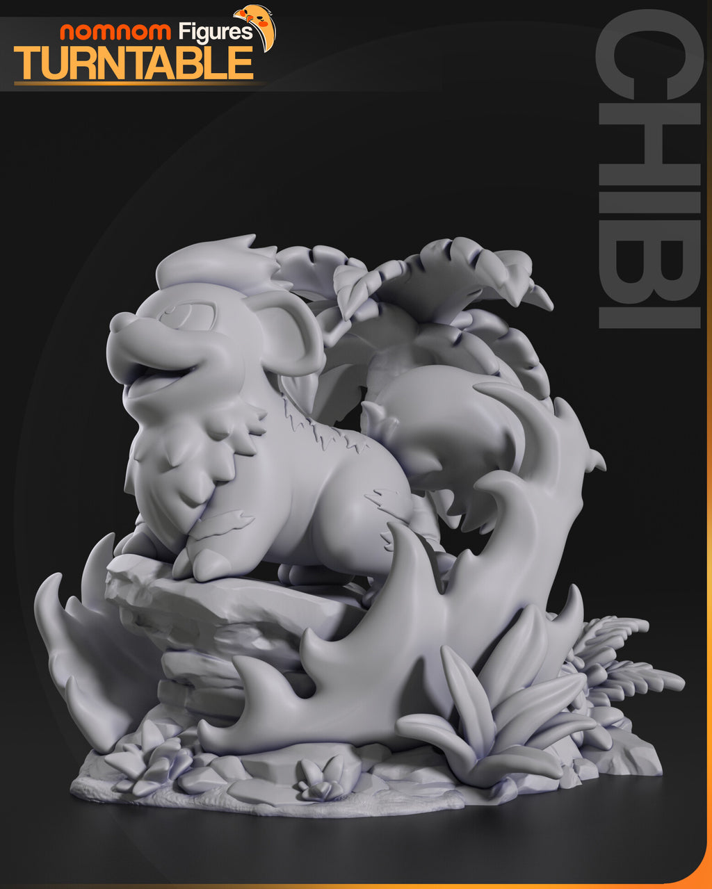 Pokemon Chibi Growlithe Garage Kit