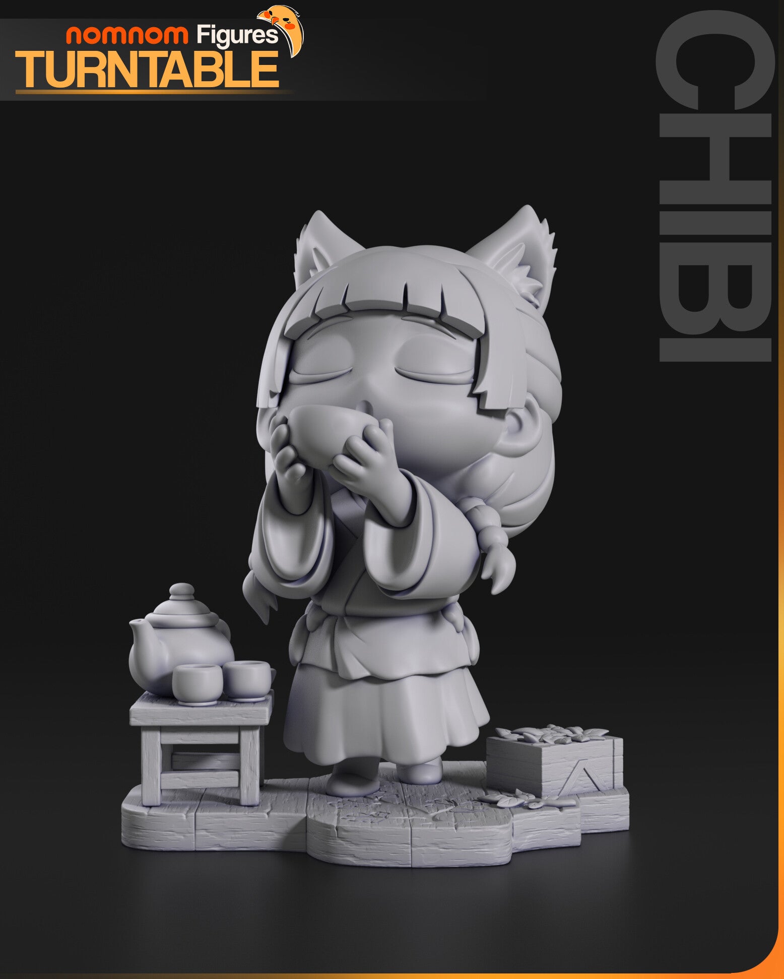 トライアルセット・サンプル maomao.sayumao. Apothecary Diaries Chibi Maomao Garage Kit – Mineral Rain Studio