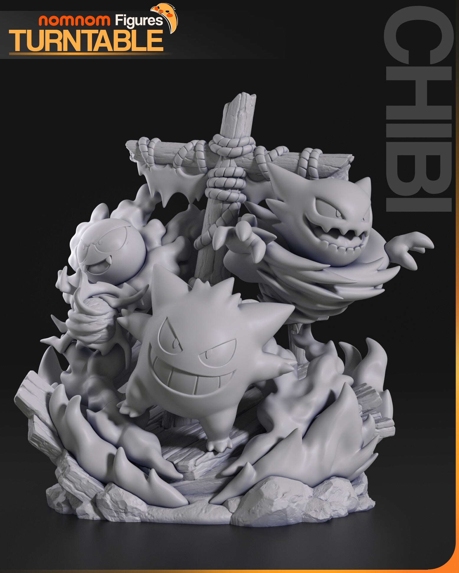 Pokemon Ghost Type Diarama Garage Kit