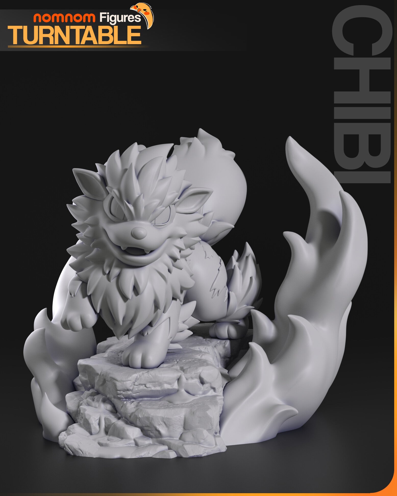 Pokemon Chibi Arcanine Garage Kit