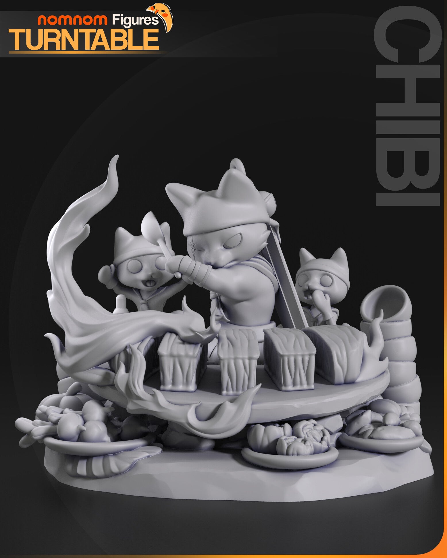 Monster Hunter Chef Meowscular Garage Kit