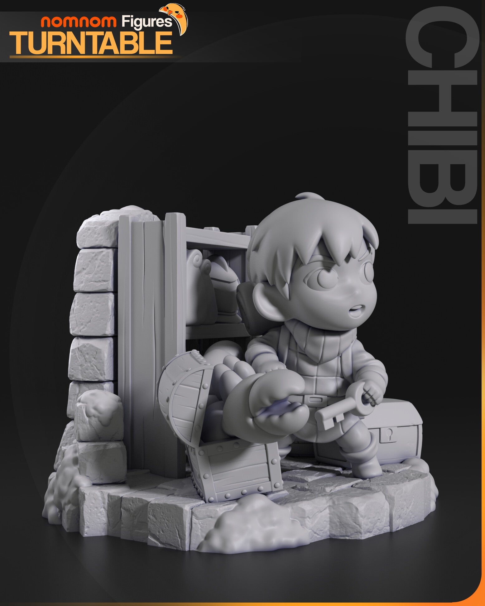 Delicious In Dungeon Chibi Chilchuck Garage Kit