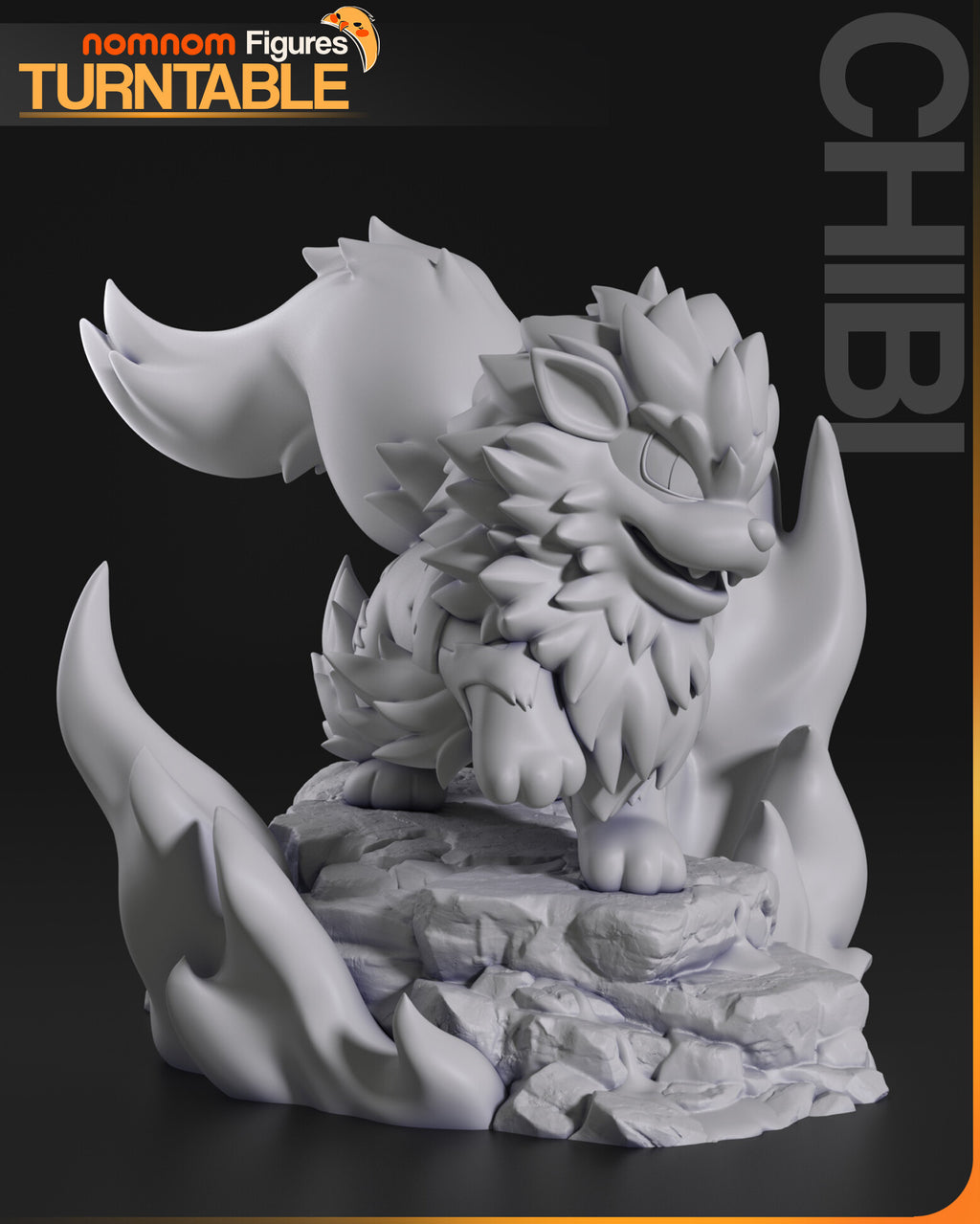 Pokemon Chibi Arcanine Garage Kit