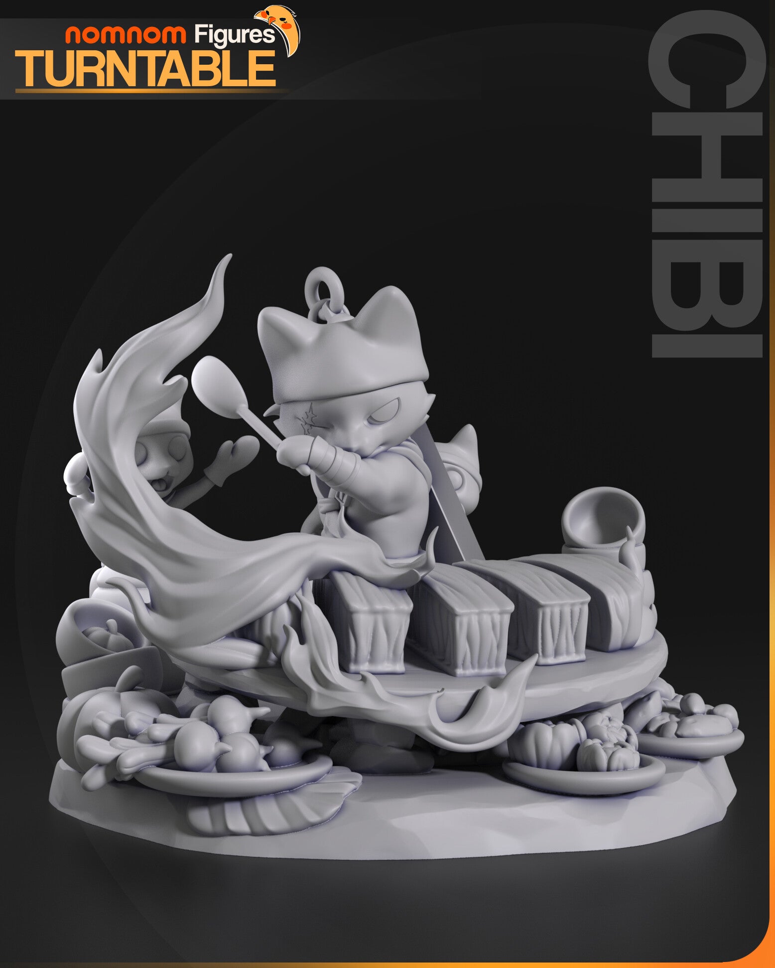 Monster Hunter Chef Meowscular Garage Kit