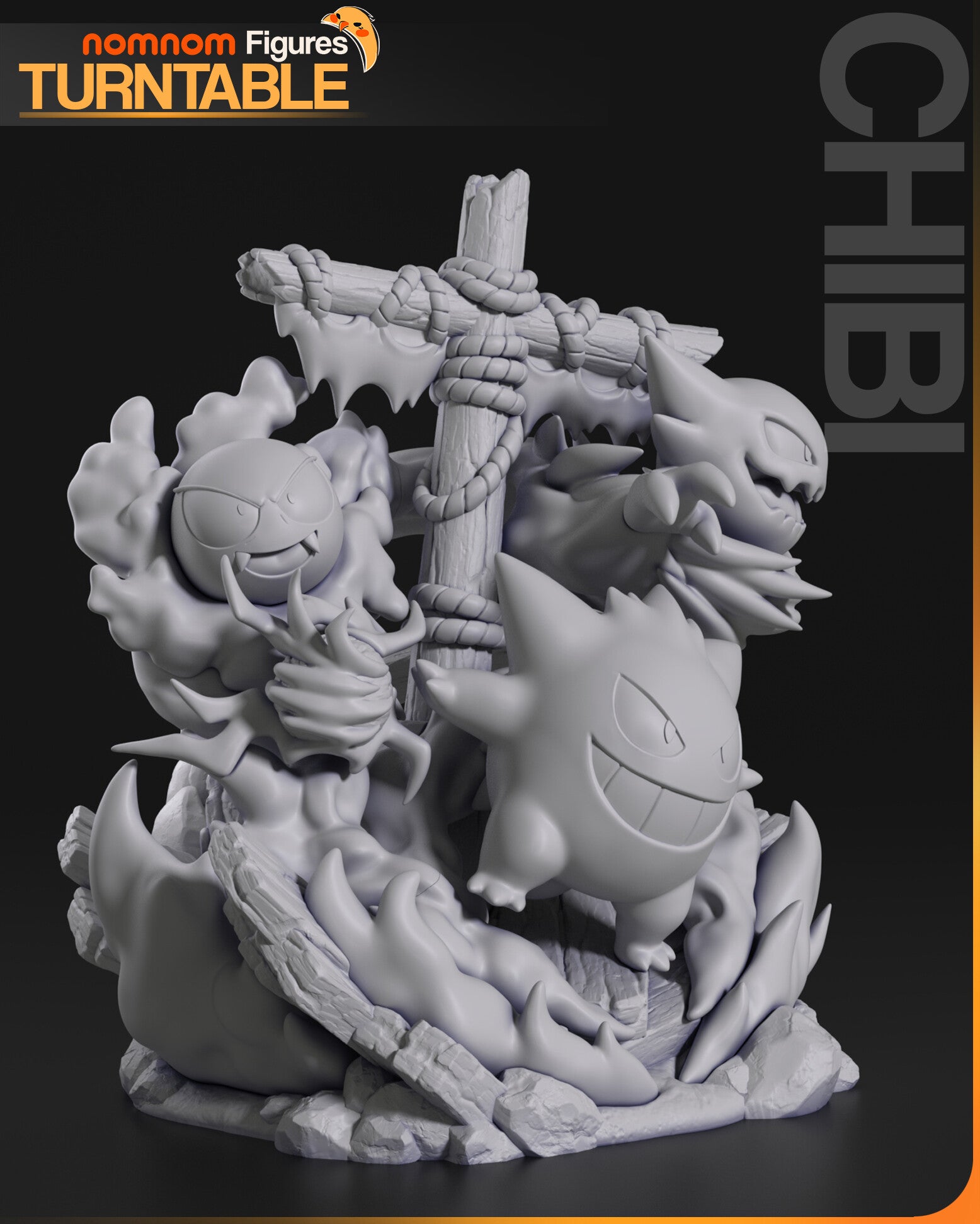 Pokemon Ghost Type Diarama Garage Kit