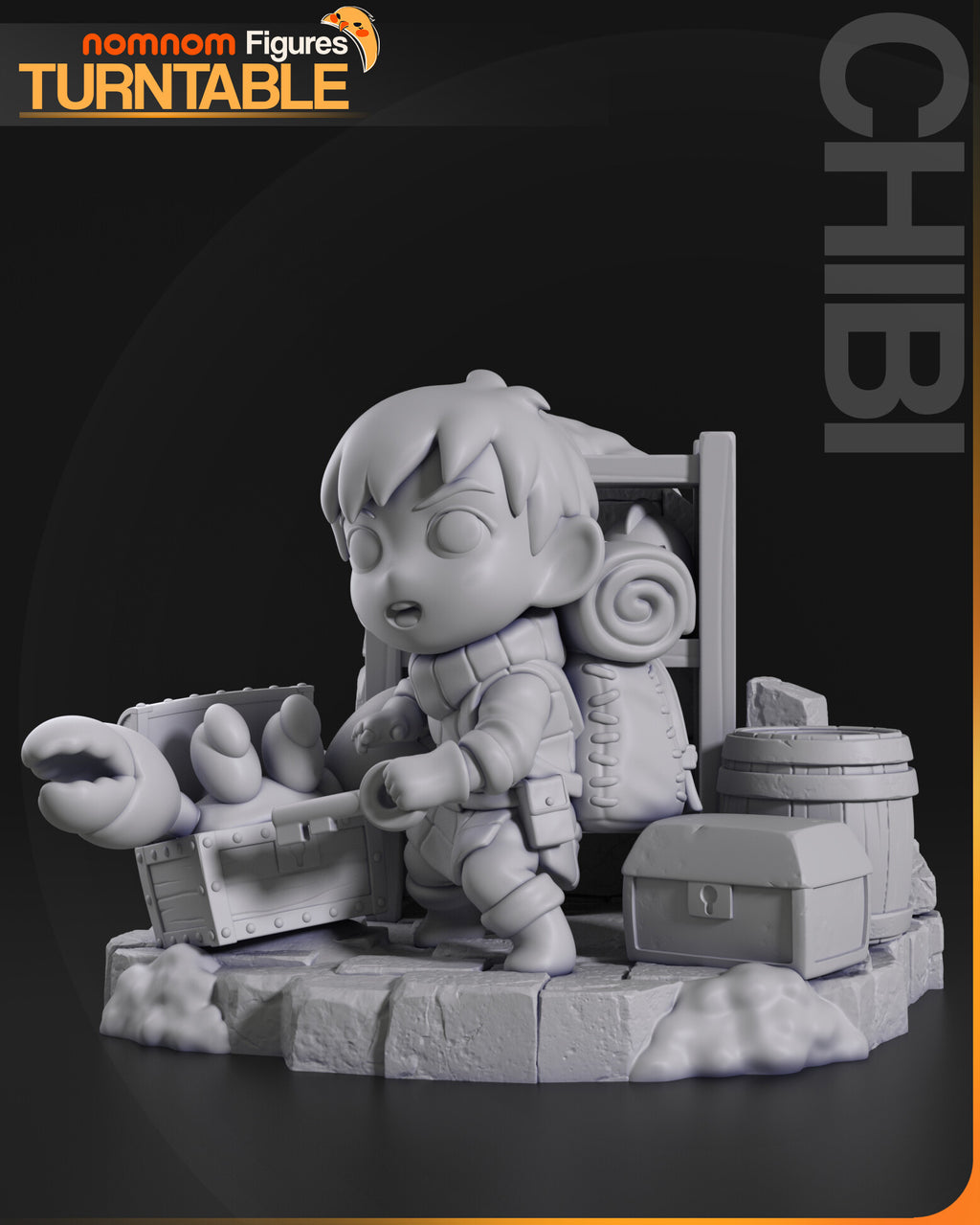 Delicious In Dungeon Chibi Chilchuck Garage Kit