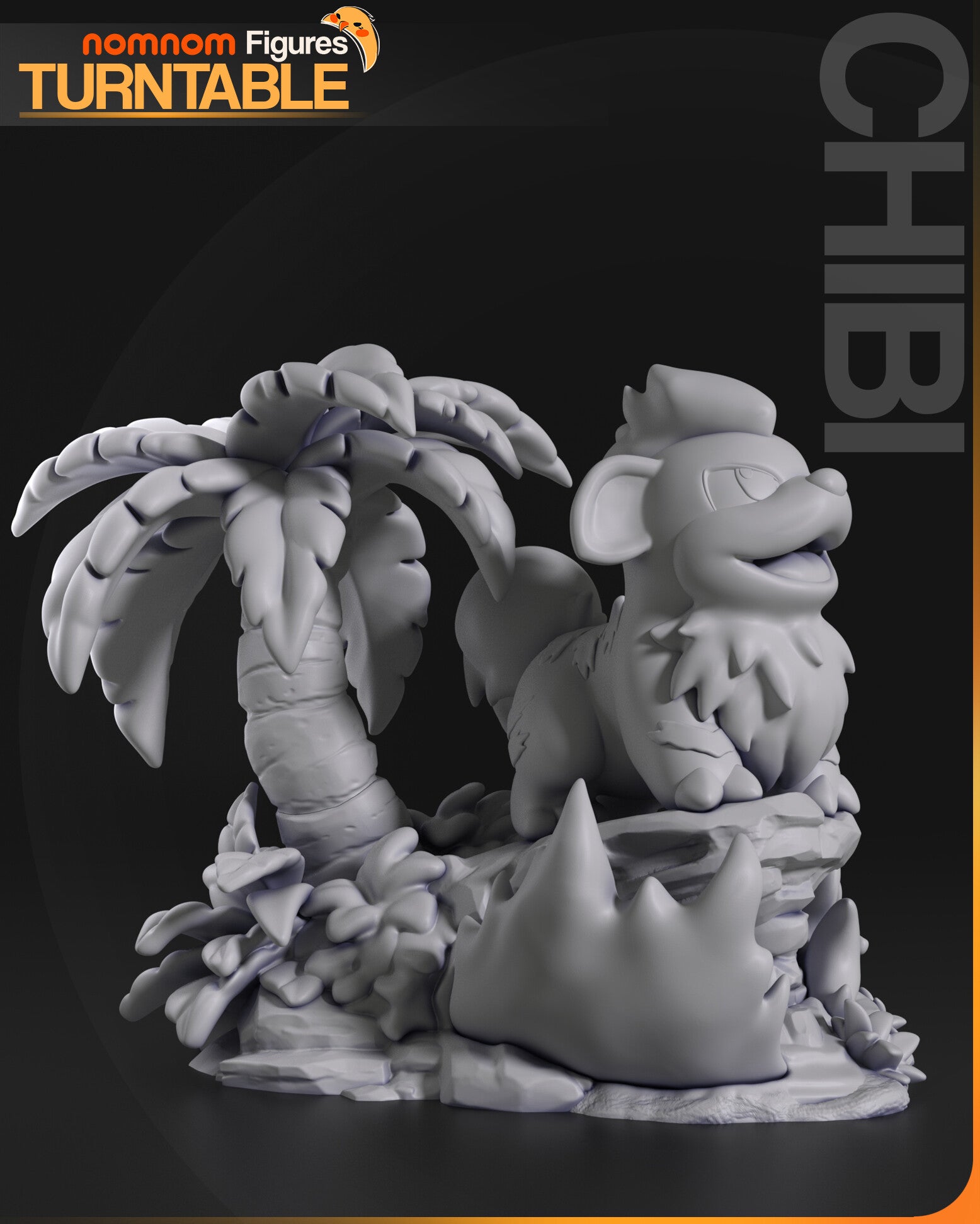 Pokemon Chibi Growlithe Garage Kit
