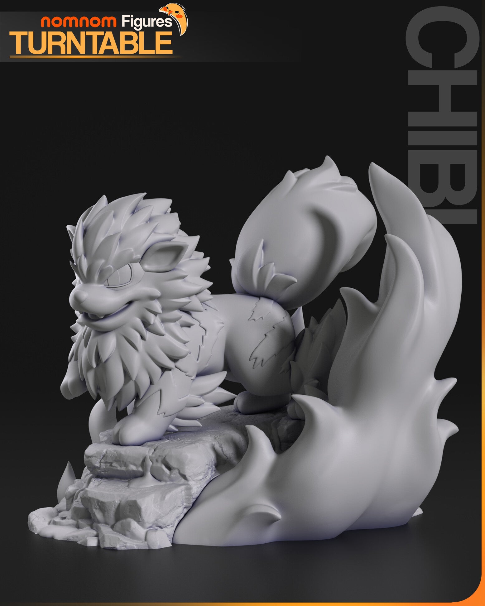 Pokemon Chibi Arcanine Garage Kit