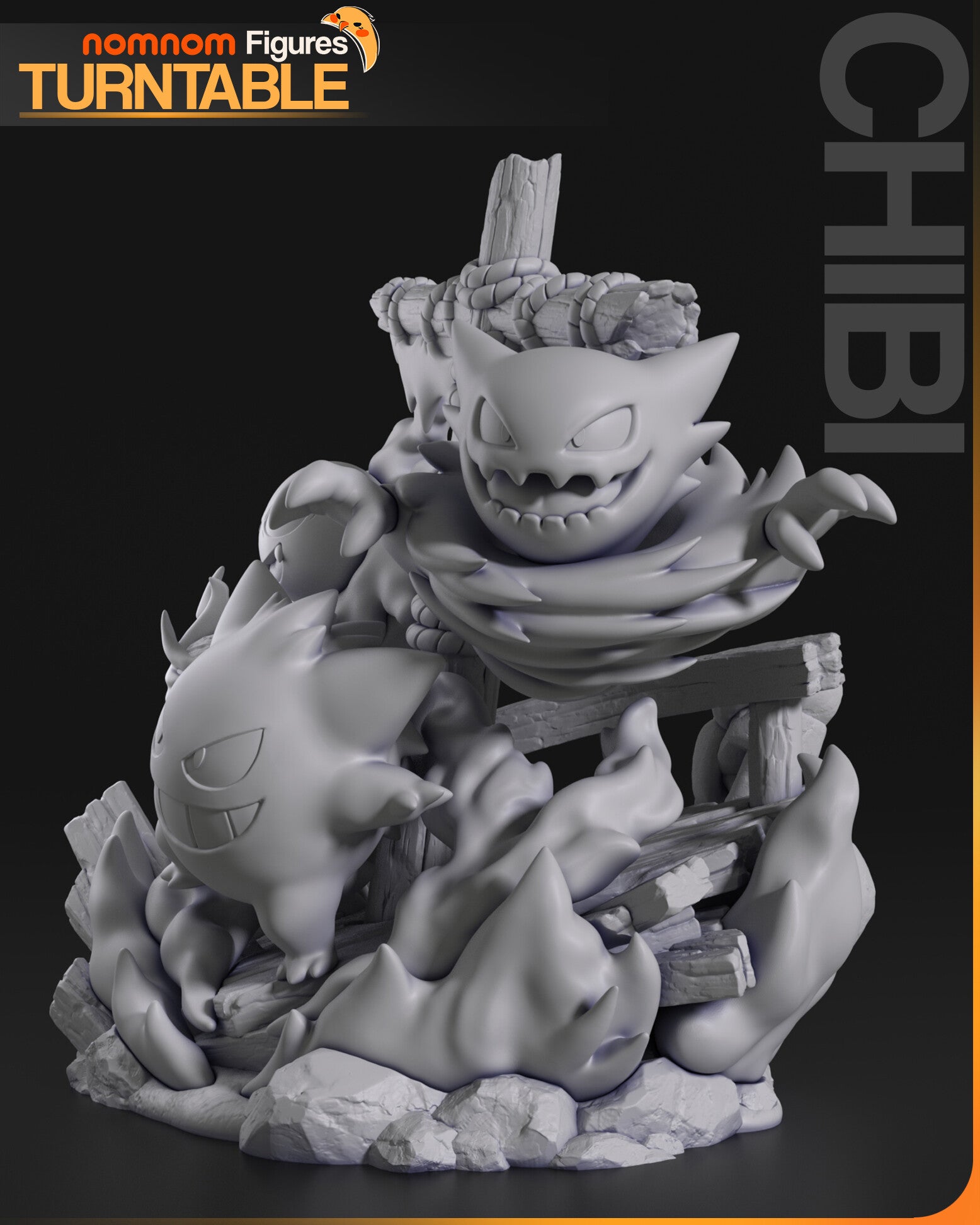 Pokemon Ghost Type Diarama Garage Kit