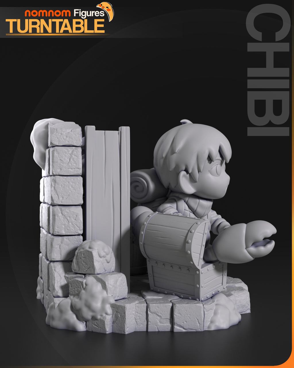 Delicious In Dungeon Chibi Chilchuck Garage Kit