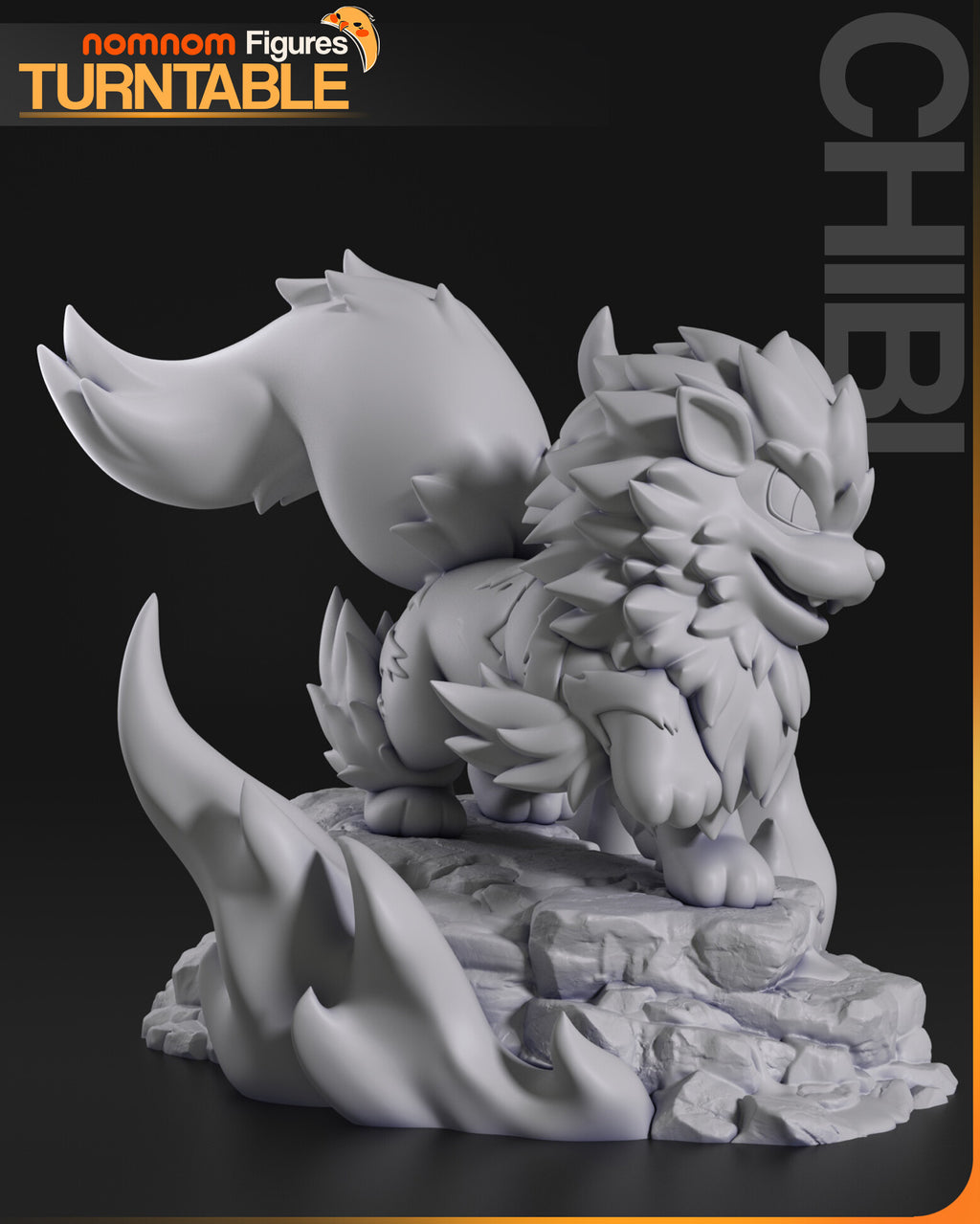 Pokemon Chibi Arcanine Garage Kit