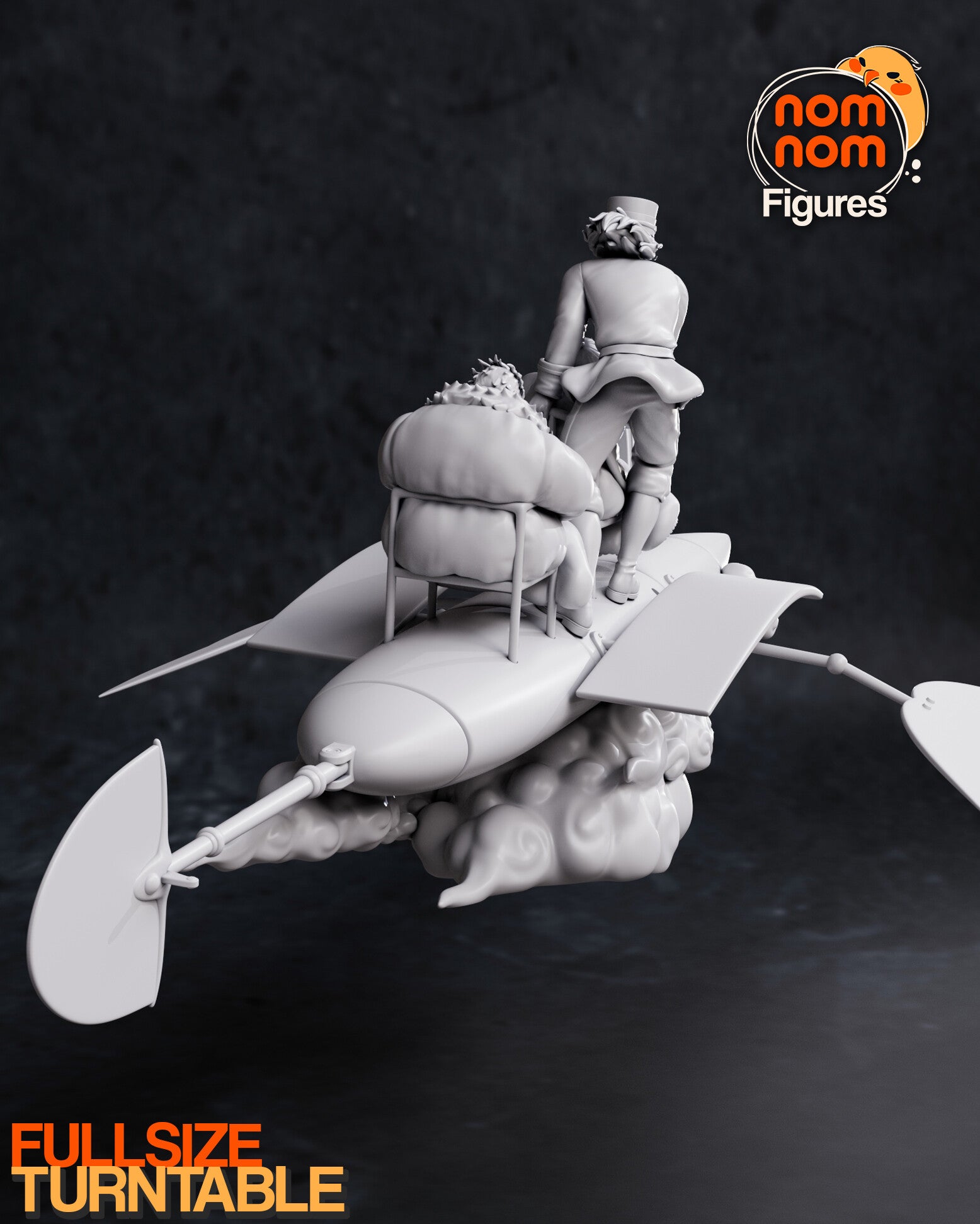 Howl's Moving Castle Fly Copter Garage kit