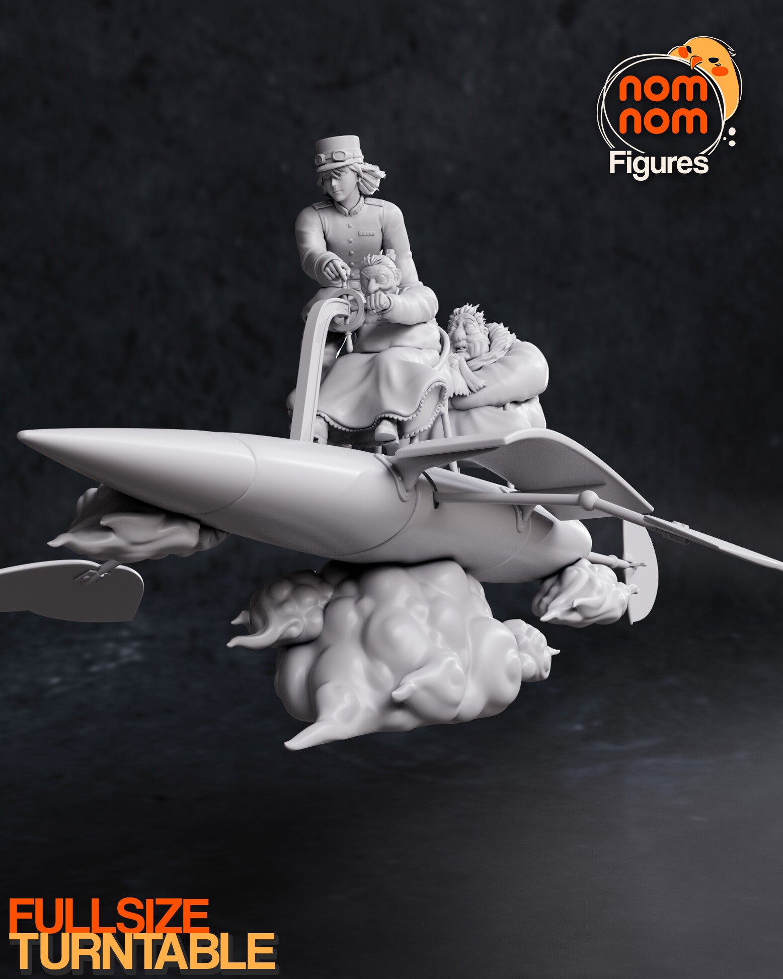 Howl's Moving Castle Fly Copter Garage kit