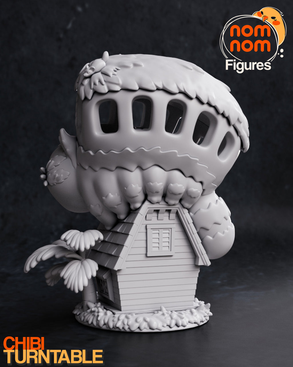 My Neighbor Totoro Chibi Catbus Garage Kit