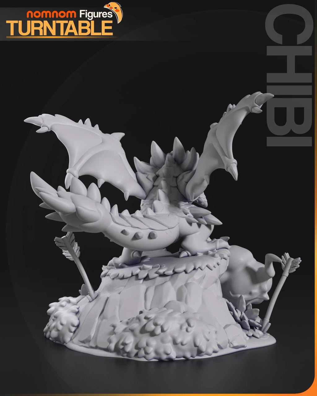 Monster Hunter Chibi Rathalos Garage Kit