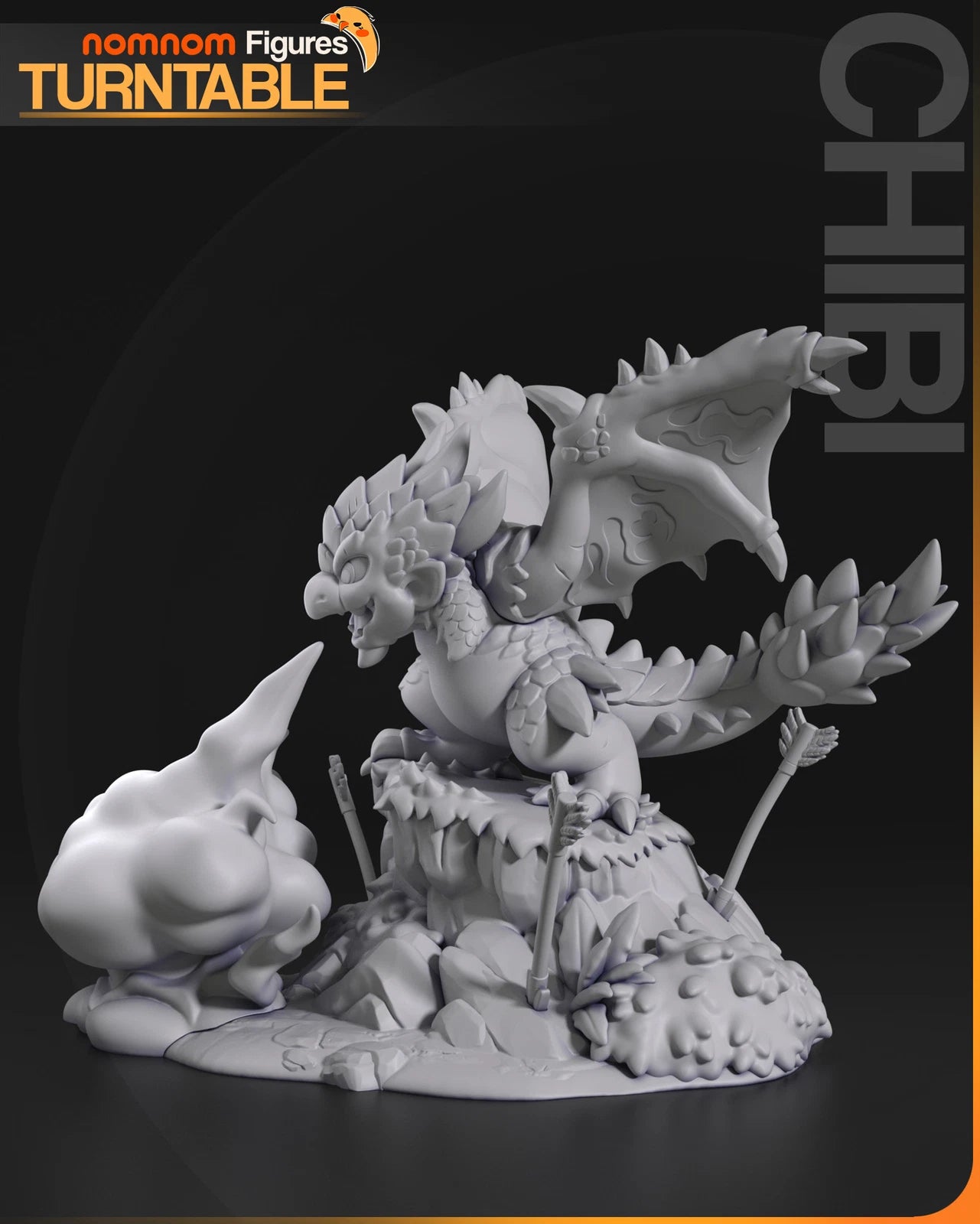 Monster Hunter Chibi Rathalos Garage Kit