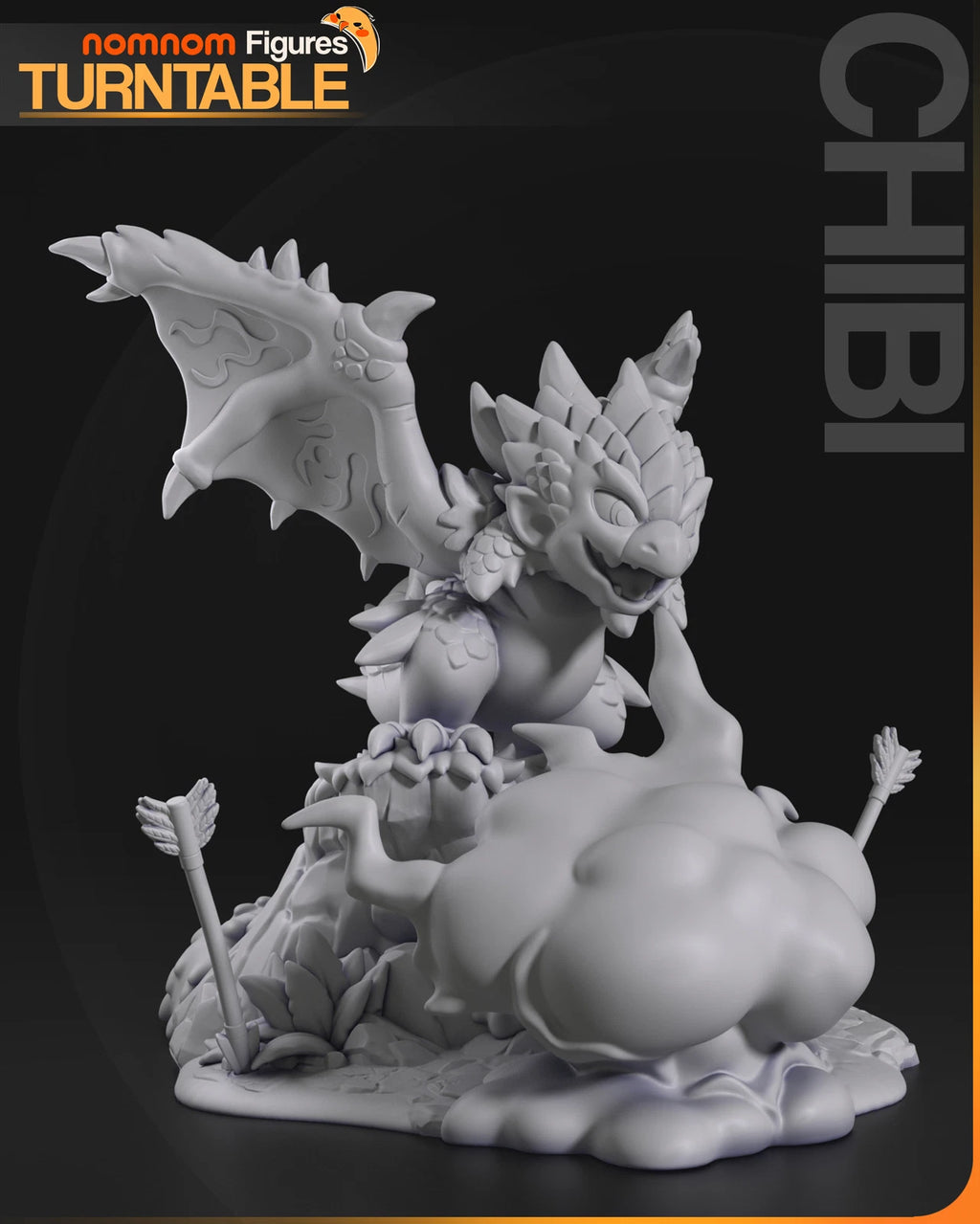 Monster Hunter Chibi Rathalos Garage Kit